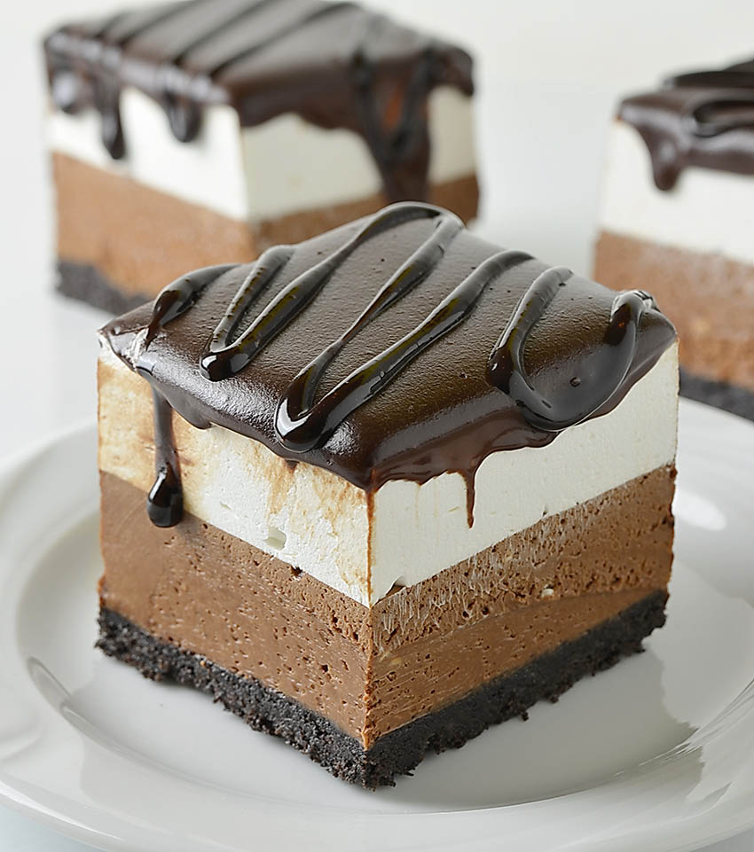 Double Chocolate Cheesecake Bars - Lidia's Cookbook