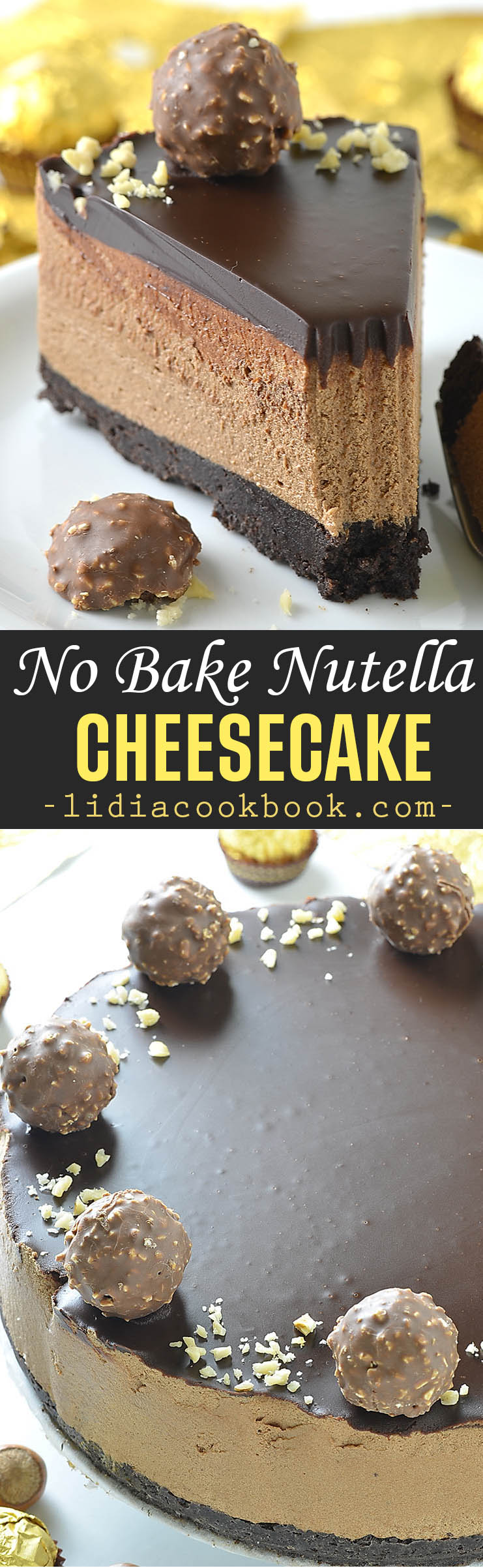 No Bake Nutella Cheesecake Lidia S Cookbook