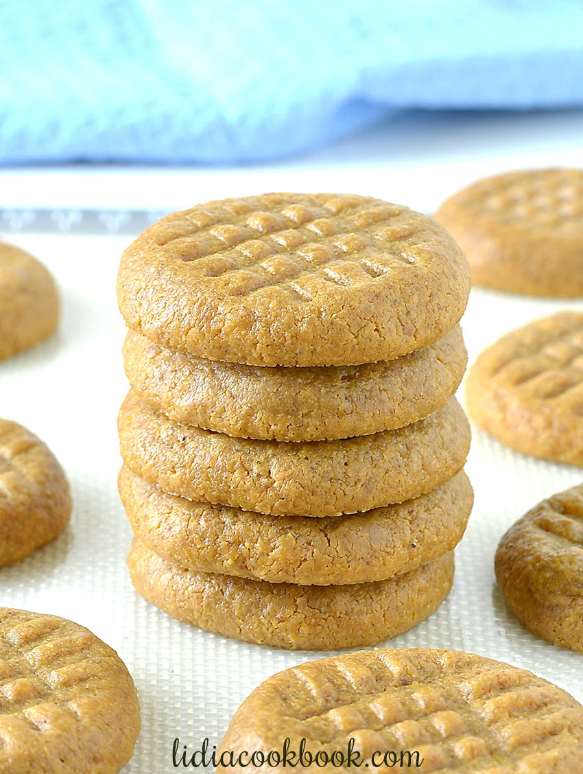 3 Ingredient Peanut Butter Cookies - Lidia's Cookbook