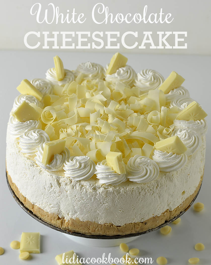 White Chocolate Cheesecake - Lidia's Cookbook