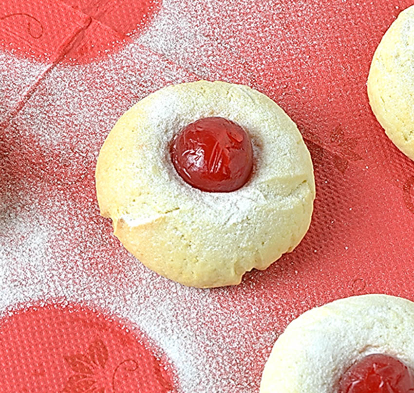 Maraschino store cherry cookies