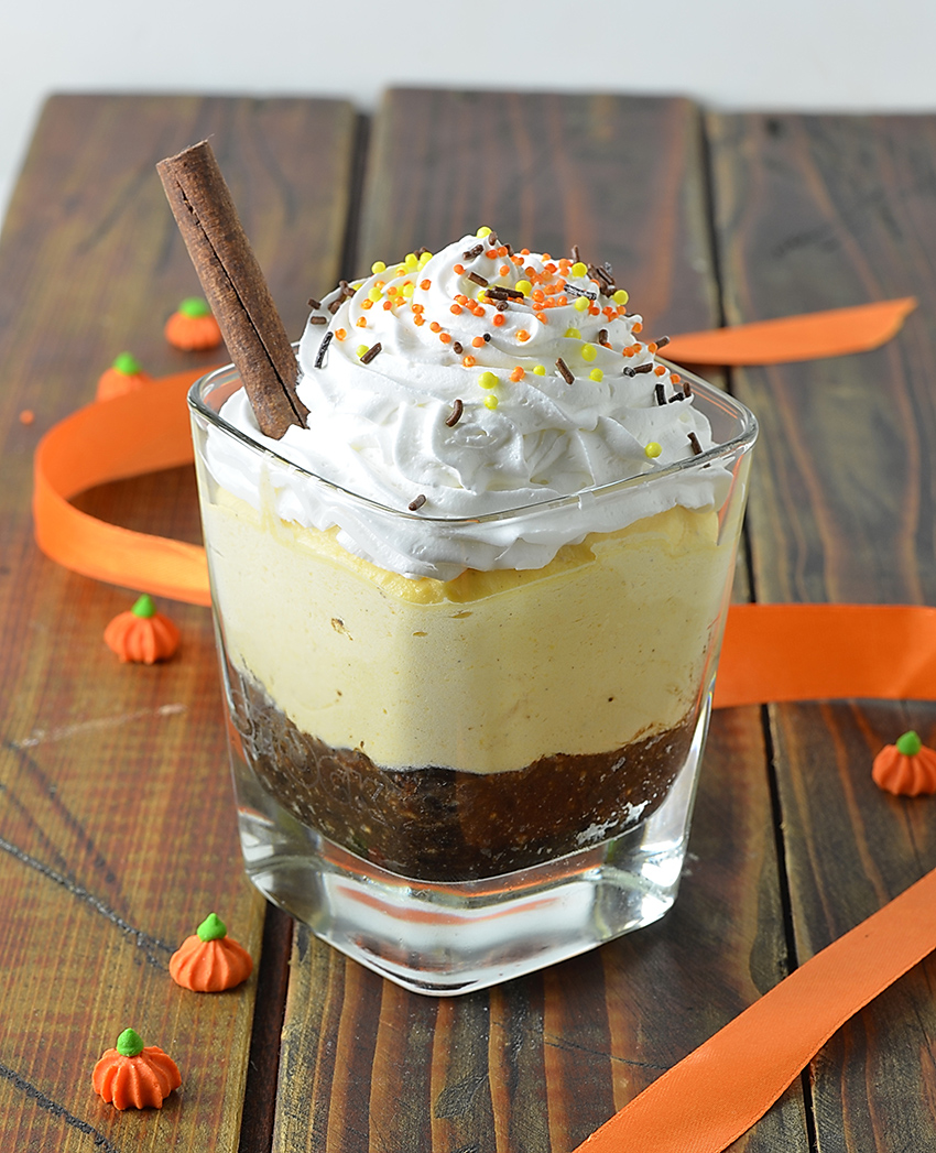 Pumpkin Oreo Mousse Parfaits - Lidia's Cookbook